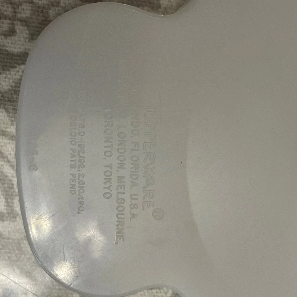 Tupperware Vintage sugar container Replacement Lid White 635-6